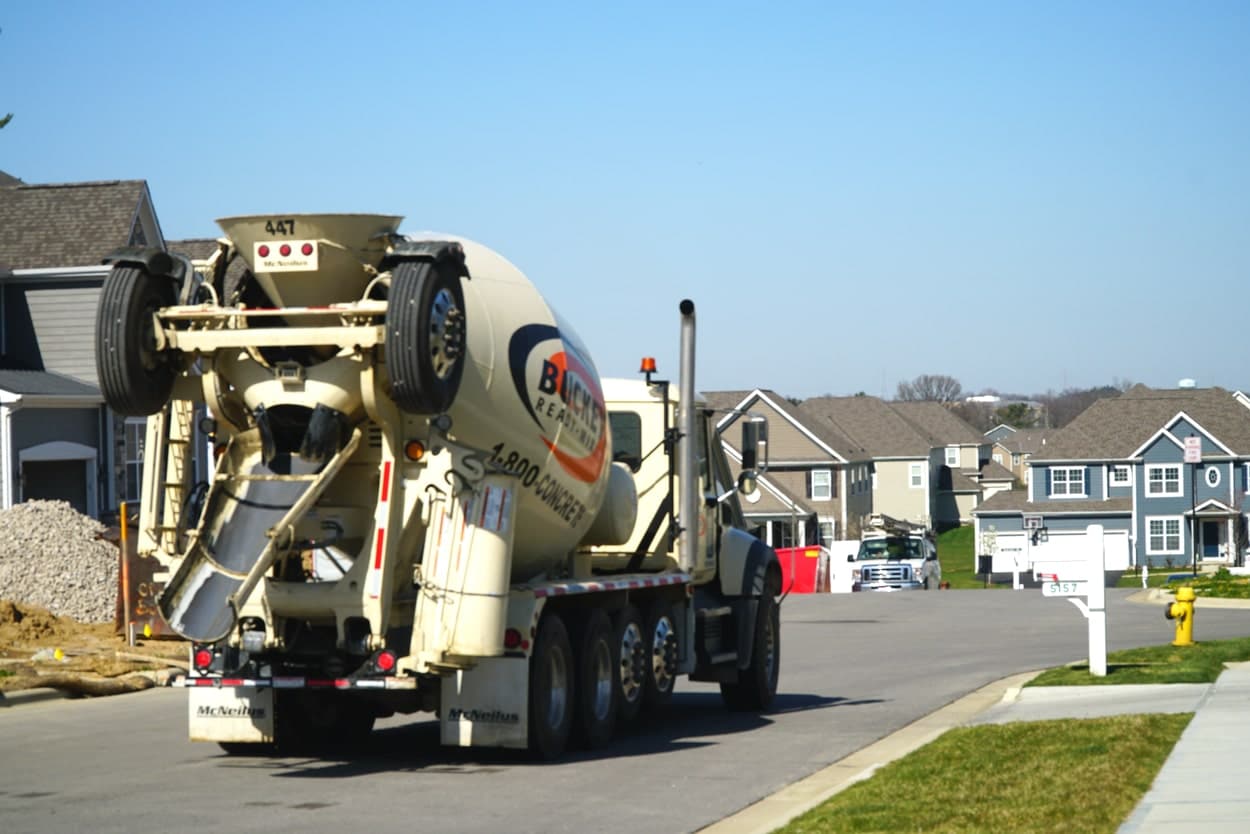 Concrete delivery Columbus. Concrete served by Buckeye Ready Mix